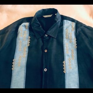 Tommy Bahama Short Sleeve Silk Shirt Size XXL
